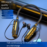 Nouveau Casque Sport Sans Fil Anti-Bruit avec Grande Autonomie, Qualité Sonore et Étanche pour le Cou et les Oreilles
