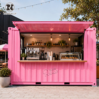 Effiziente Container-Küche Food Truck Mobiles Restaurant Bar Verzinkter Catering-Wagen