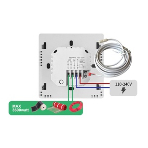 <span class=keywords><strong>Thermostat</strong></span> Wi-Fi pour chauffage au sol, compatible avec les chauffe-eau électriques 16A et les chaudières à gaz 3A, fonctionne avec Alexa et Yandex - Product Image 5