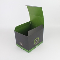 Boîtes Présentoirs de Comptoir en Carton avec Logo Personnalisé pour la Promotion de Gommes de Chanvre, Blanches Simples