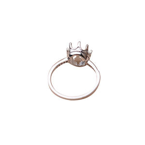 Anillo Abierto/Cerrado de Plata S925 para Mujer, Accesorio DIY, Diseño de Corona Pequeña, Soporte para Perlas de 7.5-8.5mm, Tamaño de Perla de 6mm, 118 Piezas, Fornituras de Joyería - Product Image 5