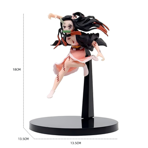 Estatuilla de 6 estilos, estatuas Demon Slayer Kimetsu no Yaiba Battle Kamado Nezuko Kamado Tanjirou Kanroji <span class=keywords><strong>Mitsuri</strong></span>, <span class=keywords><strong>figura</strong></span> de Anime de PVC - Product Image 5