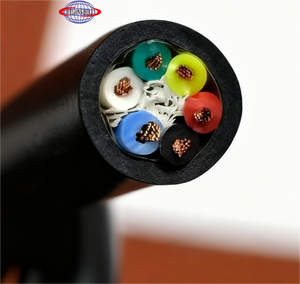 Câbles flexibles à 6 conducteurs <span class=keywords><strong>Câble</strong></span> électrique en cuivre 7 noyaux 0.5mm 0.75mm 1mm 1.5mm 2.5mm 4mm 6mm Fil de haut-parleur Caoutchouc PVC <span class=keywords><strong>triphasé</strong></span> - Product Image 1