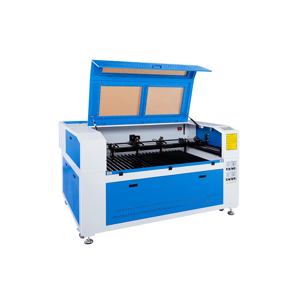 売れ筋CO2レーザー彫刻切断機ウッドラバークリスタルホーム小売用ReciHiwinブランドはAI LASBMPフォーマットをサポート
