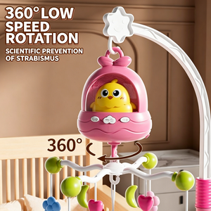 Móvil para Cuna <span class=keywords><strong>de</strong></span> Bebé con Juguetes, Rotación 360°, Control Remoto y Función <span class=keywords><strong>de</strong></span> Canciones <span class=keywords><strong>de</strong></span> Cuna, Venta al Por Mayor Directa <span class=keywords><strong>de</strong></span> Fábrica para Reventa - Product Image 6
