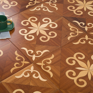 Parquet de Madera Multicapa de Nogal Francés con Acabado UV Natural, Antideslizante, Grado CE ABCD, 14mm, Sistema T&G, para Resorts - Product Image 1