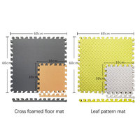 Dalles de sol en mousse EVA emboîtables pour aire de jeux, revêtement de sol protecteur, puzzle absorbant les chocs, rembourrage antidérapant pour aire de jeux