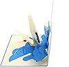 Carte de vœux 3D <span class=keywords><strong>pop</strong></span>-up élégante avec motif grue, pliable de qualité supérieure, pour artistes, cadeau pour les passionnés d'ornithologie, connexion émotionnelle - Product Image 4