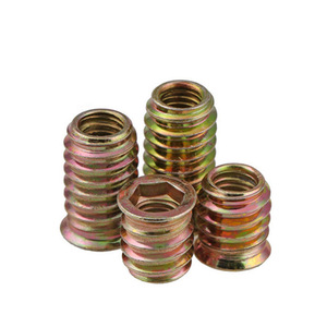 Furniture Screw in Nut Zinc Alloy <strong>Threaded</strong> Furniture <strong>Wood</strong> Insert Nut - Product Image 3