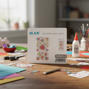 Adesivi decorativi con strass brillanti Ilan 39023-2, design autoadesivo per lavori artigianali - Product Image 2