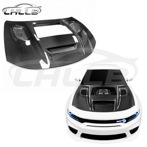 Capó de Fibra de Carbono de Alta Calidad Compatible con Dodge Charger SRT Redeye 2015-2023, Incluye Cristal <span class=keywords><strong>para</strong></span> <span class=keywords><strong>Ventana</strong></span> - Product Image 1