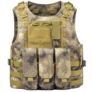 Chaleco táctico molle anfibio para el pecho, equipo resistente al desgaste, poliéster de alta calidad - Product Image 4