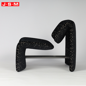 Fauteuil d'appoint unique en mousse moulée et tissu pour salon, chambre, balcon, villa – Idéal pour hôtels - Product Image 3