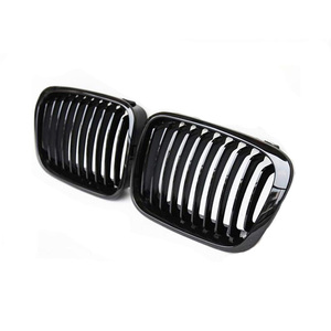 Griglia paraurti anteriore auto nero lucido per <span class=keywords><strong>BMW</strong></span> serie 3 <span class=keywords><strong>E46</strong></span> singola stecca 2002-2004 pezzi di ricambio 4 porte - Product Image 5