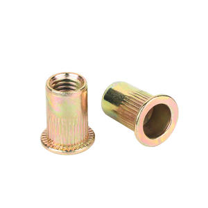 1000 पीसी स्टेनलेस स्टील जस्ता प्लेटेड मीट्रिक रिवेट नट किट पूरी तरह से थ्रेडेड फ्लैट हेड के साथ औद्योगिक उपयोग के लिए - Product Image 2