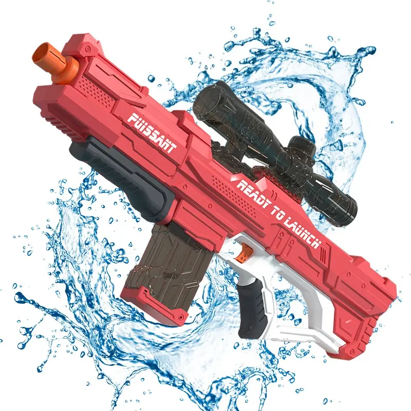 Electric Water Gun Spray Toys Summer High Pressure Strong Water Gun Toy High Capacity High Powered Water Gun Toy For Kids