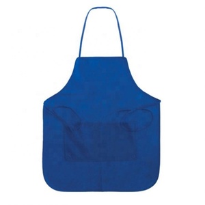 Delantal de cocina de cintura sin mangas no tejido de algodón estampado personalizado-Diseño informal lavable duradero - Product Image 4