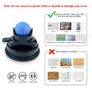 Boule de <span class=keywords><strong>massage</strong></span> murale à rouleau à came avec ventouse suspendue Boule de <span class=keywords><strong>massage</strong></span> pour l'adsorption du dos et du cou - Product Image 4