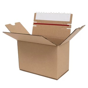 Cajas Rígidas para Envíos con Tira de Apertura, Plegables, de Papel Kraft Marrón, Corte Preciso, Ecológicas, de Cartón Corrugado de Lujo, Personalizables - Product Image 3