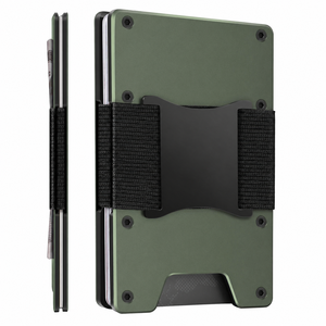 <b>RFID</b> Blocking Card <b>Wallet</b> Front Pocket <b>Wallet</b> for Men Slim Metal Carbon Fiber Low MOQ - Product Image 1