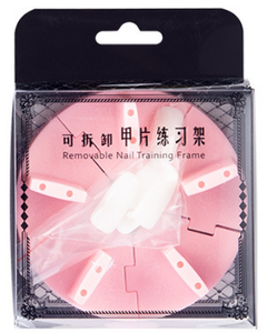 7 couleurs ongles formation cadre présentoir ongles pratique support amovible pratique faux ongles pointe <span class=keywords><strong>manucure</strong></span> outils et accessoires - Product Image 4