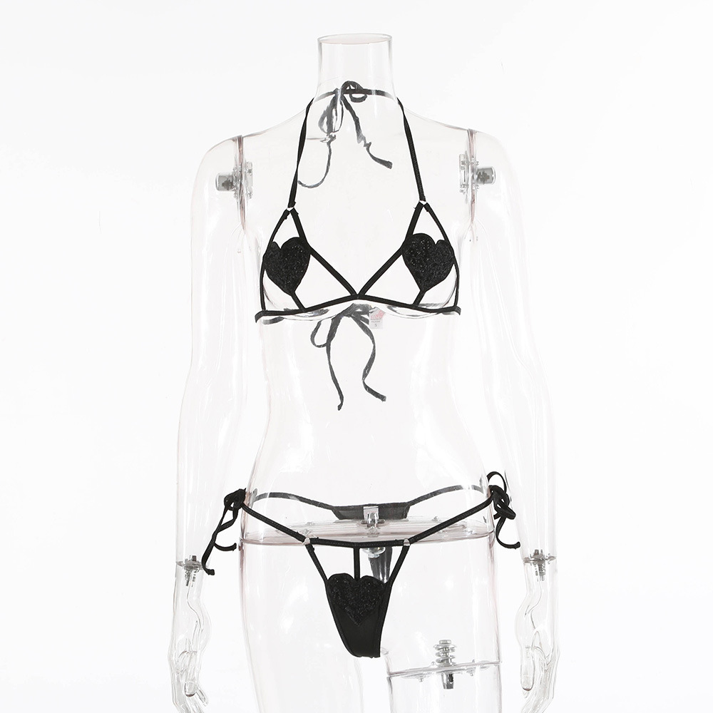 Three Point Bra Intiflower SL1393 Sexy Strappy Lingerie - Adult Women's Set