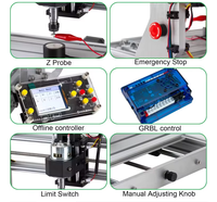 Machine de gravure CNC de bureau 3018-PROVer à broche unique 3 axes pour la sculpture sur bois et la découpe de métal, facile à utiliser, composants moteur essentiels