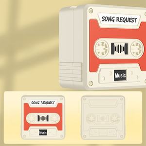 Funda para auriculares estilo grabadora Retro Popular 2024 para Samsung <span class=keywords><strong>Galaxy</strong></span> <span class=keywords><strong>buds</strong></span> Live/<span class=keywords><strong>2</strong></span>/pro/2PRO/FE, Fundas protectoras para auriculares - Product Image 2