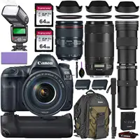 Großhandel für Canon EOS 5D Mark IV DSLR-Kamera und 24-105mm 1: 4L II USM-Objektiv 64GB Pro Video Kit