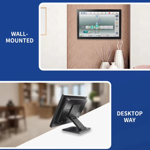 Monitor LED Industrial de 7 Pulgadas Todo en Uno con Clasificación IP65 para Control de Automatización, Interfaz USB DVI, Pantalla LCD TFT Multitáctil con Marco Abierto de Metal - Product Image 3