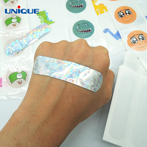 Pansement adhésif jetable rond en PE imperméable <span class=keywords><strong>hypoallergénique</strong></span> pour enfants, soin des plaies - Product Image 5