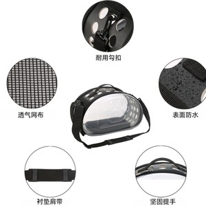 Transparent Foldable Cat Bag <b>EVA</b> Mesh Lining Breathable Crossbody Pet Carrier Large Capacity Portable Durable Travel Bag - Product Image 3