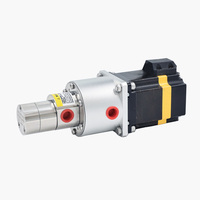 Bomba de engranajes ligera de accionamiento magnético con motor paso a paso, sellado cerámico OEM, para transferencia de fluidos de baja viscosidad, uso automotriz