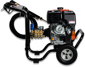 Profesional portátil OHV 4000psi/275bar gasolina alta presión lavado de coches 190F con dos ruedas para piso barco limpieza exterior - Product Image 2