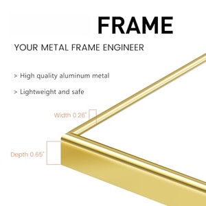 Paquete de 5 Marcos para Certificados de Pared y Sobremesa, Tamaños 8.5x11, A3 y A4, con Vidrio de Alta Definición, Marcos Metálicos para Diplomas y Documentos - Product Image 4