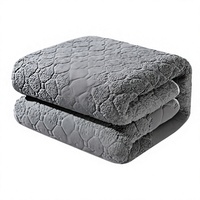 Couverture chauffante électrique en gros avec réglage de température unique, en tissu non tissé, 150x80cm, pour la chaleur domestique de la chambre à coucher