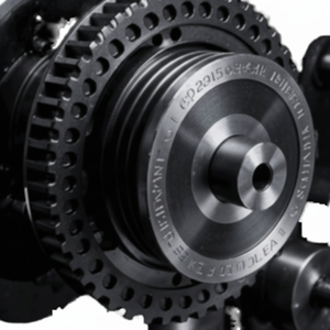 Poulie de distribution à engrenages à noyau en fer POLY CHAIN GT 14M avec un diamètre de 600 mm et un poids de 150 kg pour un indexage à haute vitesse en robotique - Product Image 1