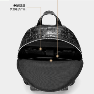 Todos los días <span class=keywords><strong>mochila</strong></span> Explorer <span class=keywords><strong>mochila</strong></span> de moda de cuero de cocodrilo de gran capacidad <span class=keywords><strong>mochila</strong></span> - Product Image 6
