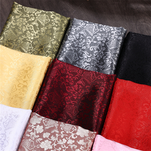 Nhà Sản Xuất Bán Hàng Trực Tiếp Dệt Kim Polyester Thổ Cẩm Vải Trung Quốc Phong Cách Satin Trang Trí Thủ Công Mỹ Nghệ Quần Áo Vải Cô Gái - Product Image 4
