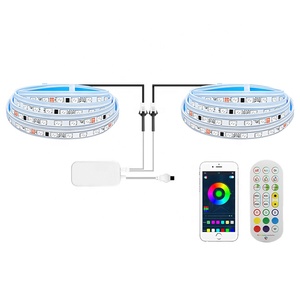 Ip67 papan dekorasi Led pintu mobil, Strip lampu Led Pedal kaki dekorasi peringatan lari pintu mobil Remote Control DIY fleksibel warna-warni tahan air - Product Image 6