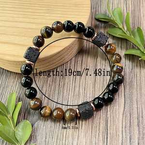 Pulsera de Piedra Natural con Cuentas de Vidrio Coloridas, Vitalidad Física, Producción Exclusiva Interna, Servicio de Empaquetado de Productos - Product Image 3