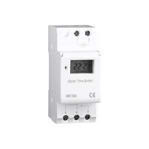 Temporizador Digital Programable Diario/Semanal AHC15A THC15A para Riel DIN, Relé de Interruptor de Tiempo, 25A 16A 220V CA 230V 110V/ CC 24V 12V - Product Image 1