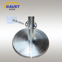 Système de poteaux de guidage en acier inoxydable robuste pour extérieur, pour événements, stands de café, barrières, salons automobiles et bannières publicitaires