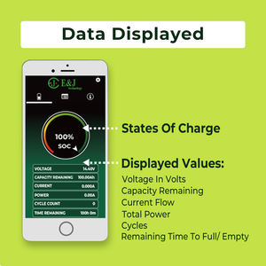 Monitor de Batería Inteligente EJ-BM21 con 500A, Cable de 3 Metros, Shunt de Conexión Rápida, Exportación CSV y Datos Históricos - Product Image 4