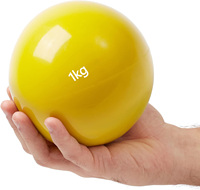 Ballon de musculation en PVC pour entraînement à domicile, souple, pour fitness, yoga, pilates, unisexe, portable, écologique, 0,5 kg