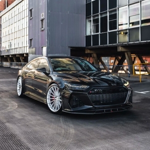 Velg SHIN Forged Brushed Silver Monoblock <span class=keywords><strong>Concave</strong></span> Forged Rims 18 19 20 21 22 Inch 66.6 5x112 VFS-2 untuk Audi A4 A5 A6 RS5 Q5 Q7 - Product Image 4