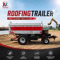 OEM Dachdecker-Anhänger mit Hydraulischem Hebesystem Schwerlast-Stahlanhänger für Dachmaterialtransport