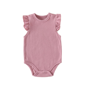 Custom Baby bambina vestiti con maniche a volant tutina per il primo compleanno per i neonati ragazzi e ragazze monogramma bambino - Product Image 5