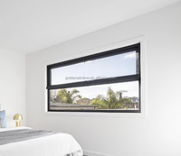 Fenêtre de chambre à coucher Fenêtre d'auvent en aluminium de grande taille Fenêtre et porte en aluminium à rupture thermique pour maison australienne