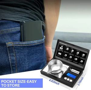 Hochwertige profession elle elektronische Küchen waage 200g 0,01g Mini Digital Diamond Gold Schmuck Taschen waage - Product Image 5